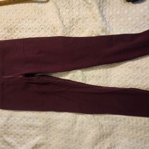 Fabletics Women's Burgundy Leggings